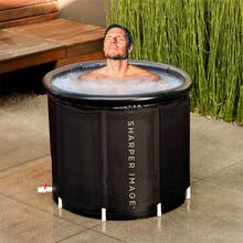 Ice Bath Portable Cold Plunge Revitalizing Ice Therapy Workout Recovery - Black - Default - View 1