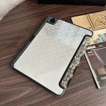 1入 波點蕾絲印花平板保護殼 適用於 iPad 第10代 10.9吋 2022 智慧保護殼/ Air 13(M3 2025)/ Air 11(M3 2025)/ Air 11(M3 2025)/ 11(A16 2025), 自動休眠/喚醒功能/時尚平板配件 適用於 Xiaomi5/5PR/6/6PRO/7/7PRO/Galaxy Tab S10+/S9/A9,適用於 Pad 5/6/7,適用於 Matepad - 彩色 - 查看 5