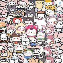 Set Stiker Tema Malaikat Sanrio My Melody & Friends, Stiker Dekoratif Karakter Pastel untuk Jurnal, Scrapbook, Laptop, Casing Ponsel, Buku Catatan & Dekorasi DIY - Gaya 1 - View 8
