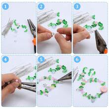 200 PCS Flat Head Pins For Jewelry Making, Straight Pins Stainless Steel 2 Inch Jewelry Making Pin Silver Flat Headpins Jewelrys Findings Eye Pin For DIY Craft Earring Bracelet Necklace Pendant - White - View 4