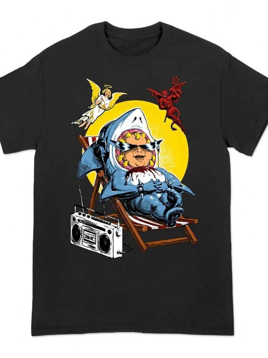 Women T-Shirts - Black - View 1