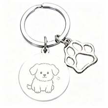 Colgante de identificación de mascotas de acero inoxidable de alta calidad, construcción duradera, decoración y identificación versátil para gatos y perros - Multicolor - Ver 10