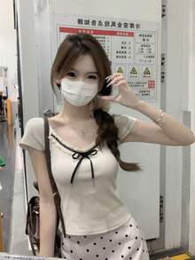 Women Tops - Apricot - View 10