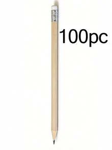1/5/10/20/50/100pcs Customized Engraved Pencils With Eraser, Personalized Text Wood Pencils For Wedding Favors, Bulk Wedding Guest Gifts, Sketch Pencils, White Wood Color, Back To School, Teacher Appreciation Gift - Multicolor - View 9