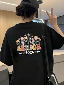 Women T-Shirts - Black - View 6