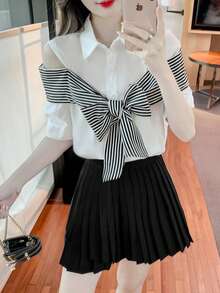 Women Tops - White - View 8