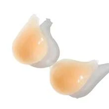 1 Pair Seamless Self-Adhesive Anti-Friction Nipple Covers, Ultra Thin Breathable Hypoallergenic, Waterproof Washable Reusable Anti-Embarrassment Pad, Invisible Underlay For Swimwear Camisole Beach Pool, Practical Daily Vacation Wear Accessory - Teardrop-shaped Thin Version - View 10