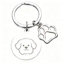 Stainless Steel Pet Pendant, Uniform Material Density And Sturdy Construction, Durable For Long-Term Wear, Versatile Collar Accessory Style, Suitable For A Wide Variety Of Pets Including Cats And Dogs - Multicolor - View 4