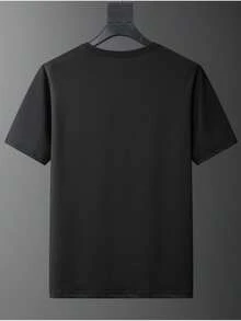 Single Item, Not A Three-Piece Set, 1 Set, 1 Piece. Casual Summer T-Shirts With A Five-Pointed Star Pattern. - 白色 - 查看 2