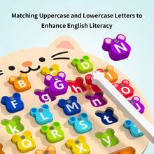 Magnetic Letter Matching Puzzle, Montessori Toy, Suitable For 3-5 Years Old Children; Educational Letter Operation Learning Toy, Suitable For Girls And Boys, Children's Birthday-Christmas Gift - Magnetic Letter Pairing - View 6