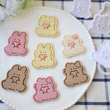 2 Buah Set Cetakan Kue Bentuk Hati Kawaii, Kelinci, Beruang, dan Kucing untuk Hari Valentine & Acara Memanggang Bersama Orang Tua dan Anak - View 10