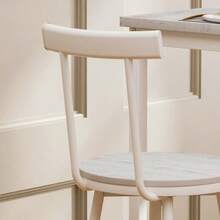 Bar Table And Stool Set, Dining Table With Two Chairs With Footrests, Metal Frame, Industrial Style Bar Table Set, Suitable For Dining Rooms, Living Rooms, Etc., 60cm*60cm*92cm - 白色 - 查看 10