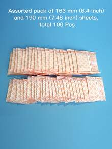 100pcs Women's Daily Ultra Thin Sanitary Pads, 163mm And 190mm Menstrual Pads, Light Absorption, Unscented, Thin Style, Sanitary Napkins, Breathable, Individually Wrapped, Breathable And Snug Fit - Set - View 3