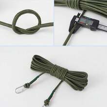 Nylon Steel Wire Core Binding Rope, Clothesline, Drying Rope, Outdoor Wind Resistant Non-Slip - Multicolor - View 4