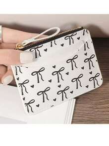 Fashionable PVC Credit Card Holder, Women's Compact Slim Coin Purse - Multicolor - View 2