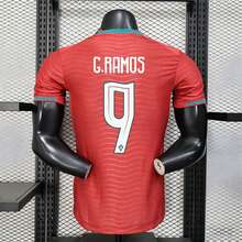 [48-Hour Shipping] Portuguese National Team 2026-2027 Season Home Red Short-Sleeved Football Jersey With Multiple Player Numbers Including 3, 7, 8, 10, 17, Etc - 8號 - 查看 10
