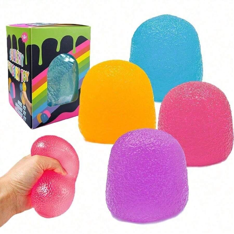 1PC 2026 New Toy Cute Maltose Squeeze Toy, Maltose Soft Candy Sensory Toy, Schylling Sensory Squeeze Toy, Slow Rebound Stress Relief Squeeze Toy, Adult Stress Relief Venting Toy, Party Gift Anxiety Relief Squeeze Toy (Color May Vary) (Due To Different Production Batches, The Product Packaging Pattern And Color May Have Slight Differences, Which Does Not Affect Normal Use, Please Refer To The Actual Product) - Multicolor - View 1