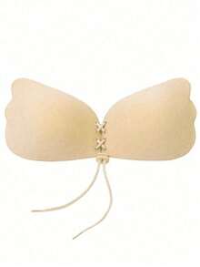 1/2 Pairs Women's Reusable Strapless Invisible Adhesive Push-Up Bra, Suitable For Wedding Dress/Party Dress, Seamless Bra, Adhesive Bra - Multicolor - View 10