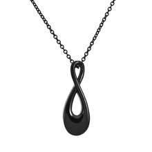 1pc 316L Stainless Steel Infinity Symbol Pendant Necklace, Urn Necklace, Used To Hold Ashes, Hair Or Crystal Beads, Stainless Steel Pendant Necklace To Commemorate Loved Ones - Big 8 - View 7