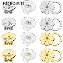 KMEOSCH 6/12Pcs Earring Backs For Droopy Ear Heavy Earrings Flower Earring Lifter Backs Replacements Large Backing Adjustable Stud Clutches Support Back For Heavy Earrings Earlobe - 3 Types Of Ear Tips - View 7