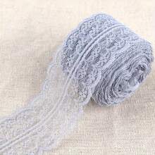 10 Yards White Lace Ribbon, Suitable For Clothing And Headwear Decoration - 10 Yards - View 8