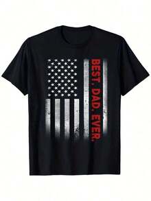 Camiseta casual de algodón para hombres, cuello redondo y mangas cortas, adecuada para verano, deportes, viajes y ocio, perteneciente a ropa casual| Top estampado llamativo| Camisa de tela duradera, ropa de verano para hombres, camiseta de hombre, regalo del Día del Padre, camiseta estampada, camiseta estampada, camiseta divertida - Negro - Ver 7