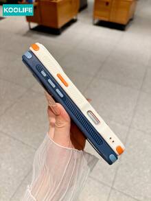 KOOLIFE 奢華防震防摔磁吸 3 合 1 色塊透明壓克力 Apple 手機殼，適用於 Phone18pro/18pro Max/17ProMax、16ProMax、15ProMax、14ProMax、13ProMax、17Pro、16Pro、15Pro、14Pro、13Pro、17、16、15、14、13/11/12pro Max；適合春季週年禮物、生日禮物、畢業禮物、男友/女友生日禮物，男女皆宜 - 灰白色 - 查看 4