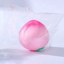 1/2pcs 2026 New Creative Peach Shaped Soft Fidget Ball, Novelty Art Piece Suitable As Party Favors Or Promotional Items, Effective For Anxiety Relief. Applicable For Outdoor Spaces And Office Environments. Innovative Relaxation Tool, Excellent Birthday Gift, Ideal For Friends, Birthday, Party - A - View 18