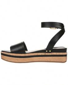 Franco Sarto L-Hava Leather Strappy - Black - View 3