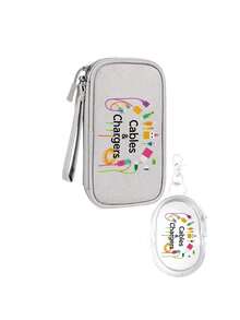 Electronic Product Storage Travel Bag, Portable Cable Organizer Bag, Suitable For Chargers, USB Cables, Earphones, Power Banks, External Hard Drives And Tech Accessories, Waterproof Travel Storage Bag With Zipper Closure - Multicolor - View 15