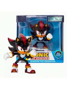 Simba Sonic 壓鑄式音速小子刺蝟公仔 (2.5") – Metalfigs 系列：, 索尼克、泰爾斯或陰影 – 8 歲以上適用金屬收藏品，適合粉絲與收藏家的絕佳禮物 (單入裝) - 彩色 - 查看 10