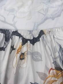 1件熱帶雨林葉片圖案高彈性沙發套，聚酯纖維材質全覆蓋，夏季休閒風，適用於露台、花園、泳池邊等多種場合，單件販售非套裝沙發保護套 - 彩色 - 查看 7