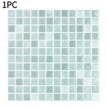 10in X 10in Waterproof Textured Vinyl DIY Wallpaper, Self-Adhesive Splash-Proof Tile, Small Square Wall Tile, Suitable For Home Decor Wallpaper Wall Sticker, Wall Decoration, Room Decor, Bedroom Decor, Kitchen Decor - Multicolor - View 14