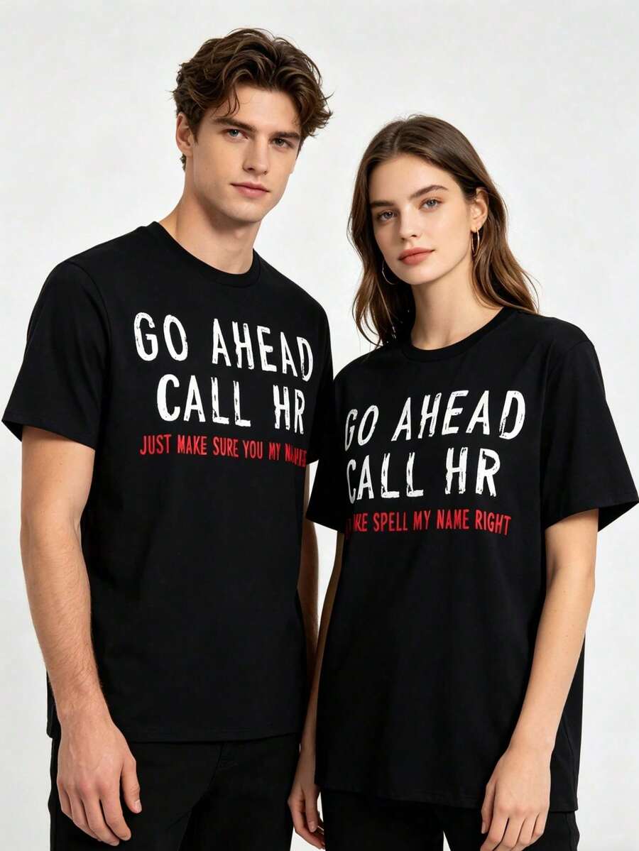 Minl Style 1pc Valentine's Day, Retro Logo Graphic, Oversized Crew Neck T-Shirt, Sports Streetwear, Game Day Outfit, Casual Daily Wear, Vacation Top Funny Graphic Tees Band T Shirt Mothers Day Outfit Top For Woman Korean Fashion Women Cowboy Outfits For Men Rave Outfits Men Graphic Tees Couple Matching Outfit Ropa De Hombre Mothers Day Outfit Top For Woman Korean Fashion Women Cowboy Outfits For Men Rave Outfits Men - 黑色1 - 查看 1