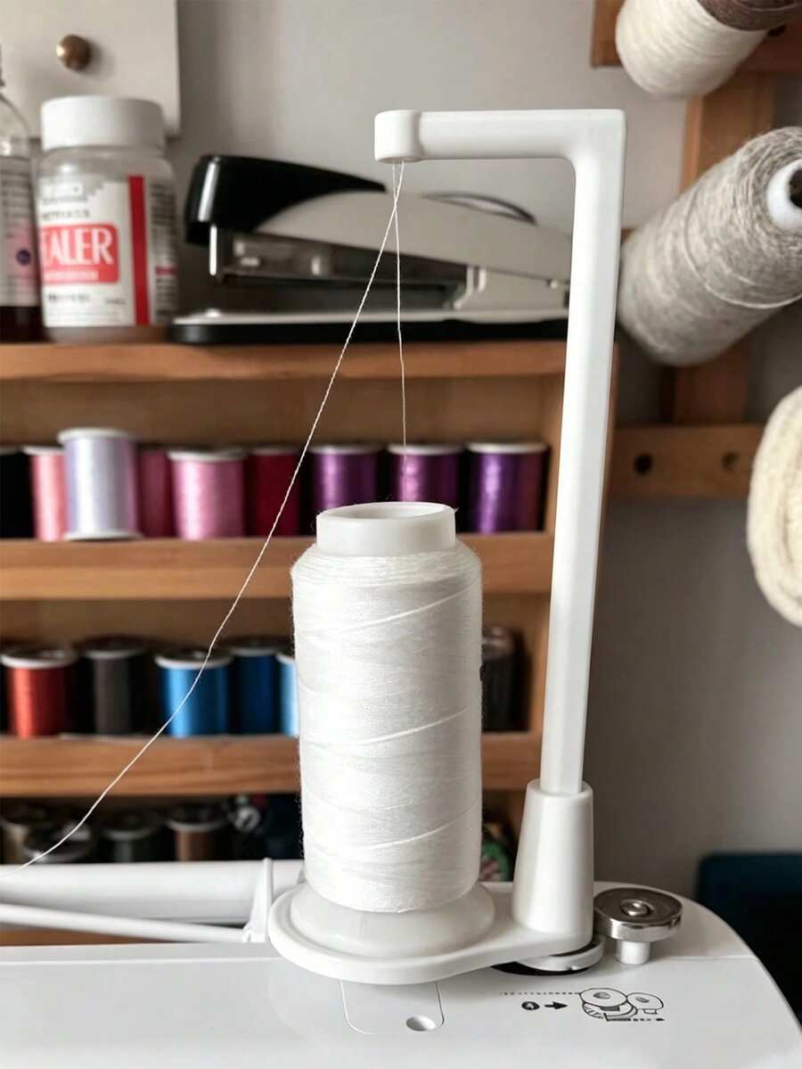 Large Vertical Thread Spool Holder, Anti-Tangle Guide For Home Sewing Machines And Sewing Machines, Professional Handmade Sewing Studio Accessory