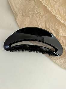 1pc Women's Elegant French Acetate Hair Claw Clip, Minimalist Versatile Hair Accessory For Daily Use - Multicolor - View 6