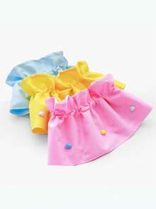 1 Set Collar Isabelino ajustable con cordón, tela ultra suave y cómoda, anti-lamido y anti-arañazos para recuperación, cono de mascota ajustable y ligero sin bloqueo de la visión para gatos y perros pequeños - Ver 10