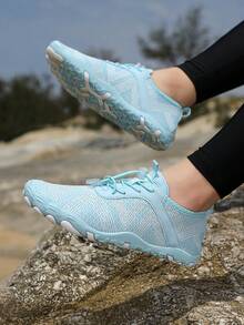 女款新款水鞋，健身運動鞋，戶外沙灘游泳鞋，涉水鞋 - 淺藍色 - 查看 5