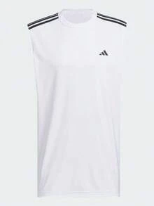 Adidas Unisex BB ALWRLD Quick-Dry Breathable Sports Tank Top KE5907 - White - View 1