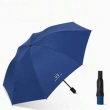 學生用摺疊式防紫外線黑色橡膠遮陽傘，晴雨兩用 - 彩色 - 查看 8