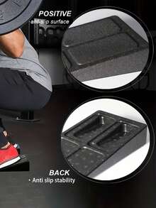 Adjustable Angle Squat Wedge Blocks Non-Slip Squat Ramp Slant Board For Men Women Foldable Lightweight Leg Stretcher With Non-Slip Base Yoga Brick Inclined Footrests For Squat Training Calf Stretching Physical Relaxation Exercises Home Gym Equipment Accessories - Multicolor - View 4