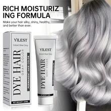2-Piece Gray Hair Color Set, Conditioning Dye For Easy Application, Evenly Covers, Enhances Natural Shine, Vegan & Gentle Formula,  For All Hair Types - Xám - Xem 3