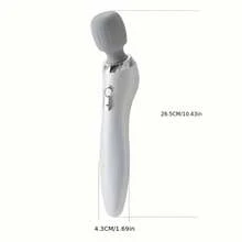 Portable Handheld Massager, USB Rechargeable Relaxation Massage Wand. Vibration Massage Can Relax Neck, Back, Legs, Waist, Vibrating Base Achieves Relaxation Effect. - 128 - View 11