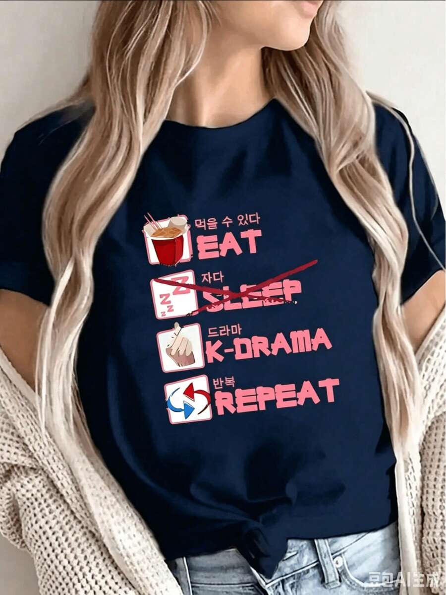 Vintage Cotton T-Shirt100% Cotton Special Education SPED Teacher Sorry I Can't IEPS Are Due T-Shirtfor Daily - 藏青色 - 查看 1