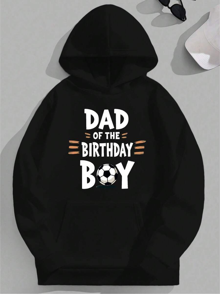 Felpe oversize da uomo stile "Dad Soccer" - nero - Visualizzare 1