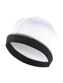 Men's Faux Silk Wavy Hat, Silky Wavy Hat, Soft Breathable Durag Skull Cap, Good Compressibility - A - View 16