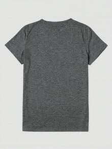 Camiseta Casual para Mujer con Estampado de Personajes de Dibujos Animados - Negro - Ver 9