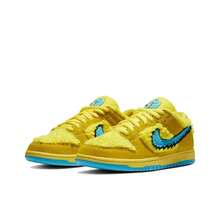Grateful Dead X Nike Dunk SB Pro "Opti Yellow" Leather Dancing Bear Low-Top Sneakers Unisex Yellow And Blue - CJ5378-700 - 查看 3