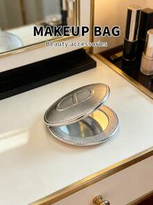 Dior Portable Double-Sided Makeup Mirror Gift - Silver - View 4