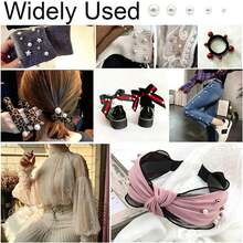 Pearl Inlay Machine And Hand Press Pearl Inlay Tool, 5 Sizes Round Pearl ABS Beads Rivets And 1000pcs Rivet Heads Set, Suitable For Hat, Shoes, Clothing, Bags, Skirts, Pearl DIY Accessories - One Size Fits All - View 12